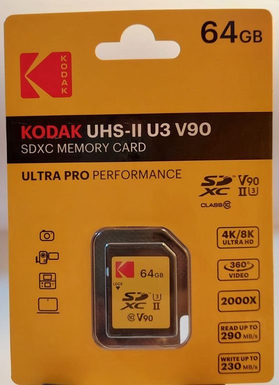 Tarjeta de Memoria SD 64gb V90 U3