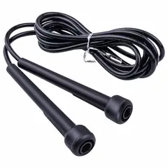 ALPHA GYM - Salta soga speed ajustable cuerda de salto - BLACK