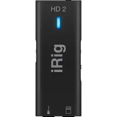 IK MULTIMEDIA - Interfaz de guitarra - - IRIG HD 2 - Negro