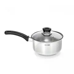 RECORD - Cacerola acero inoxidable Milenium Tapa Vidrio N°16