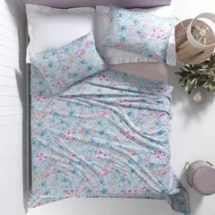 ALTENBURG - Juego de Sábanas 100% Algodón Pima 180 Hilos QUEEN - SUMER