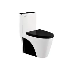 XM - INODORO ONE PIECE BLANCO CON NEGRO IN8835N