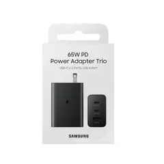 SAMSUNG - Adaptador Power Trio 65W PD - Negro