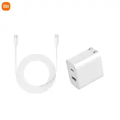 XIAOMI - Cargador 33W Rápido Turbo 1A1C Cable Tipo-C a C 15M