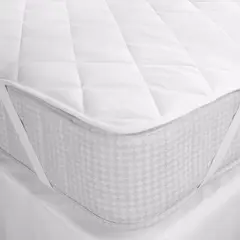 ARLIN TEXTIL - Protector de Colchón clásico 2 plz color blanco