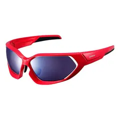 SHIMANO - LENTE SH. RED / BLACK SMOKE BLUE MIRROR HYDROPHOBIC