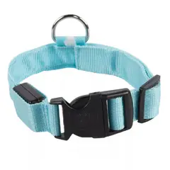GENERICO - Collar Correa con Luces Mascota Perro Gato Azul