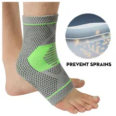 ALPHA GYM - Tobillera ortopédica con varillas laterales - L