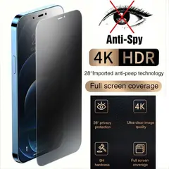 GENERICO - Mica Protector de pantalla antiespía para iPhone 9H para iPhone 14 PRO