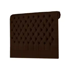 MAVISAC - Cabecera Linen Plaza King Color Chocolate - Tela