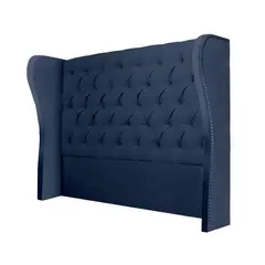 MAVISAC - Cabecera Safiro Dos Plazas Color Azul Acero - Ultra Cuero