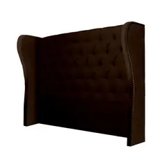 MAVISAC - Cabecera Safiro Dos Plazas Color Chocolate - Tela