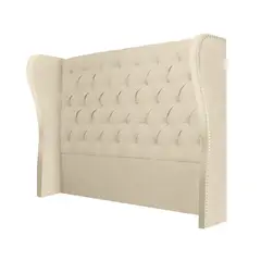 MAVISAC - Cabecera Safiro Dos Plazas Color Marfil - Tela