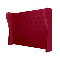 MAVISAC - Cabecera Safiro Plaza King Color Rojo - Tela