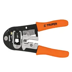 TRUPER - Pinza Ponchadora Modulos Intercambiables 8" 18343 - Naranja