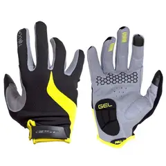 BEST - GUANTES SB-05-9584 NEGRO/AMARILLO TALLA M