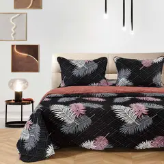 VENECIA - Set de CUBRECAMA 2 Pz + Set Sabanas + Fundas 5 piezas