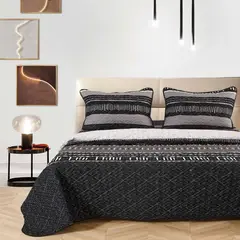 VENECIA - Set de CUBRECAMA 2 Pz + Set Sabanas + Fundas 5 piezas