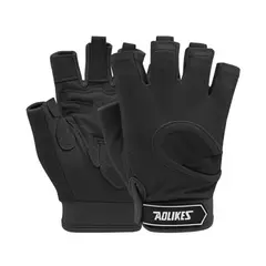 AOLIKES - Guantes Deportivos HS-119 Negro Gym Crossfit