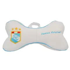 ARLIN TEXTIL - Cojín Huesito Logo Fuerza Cristal Color Celeste