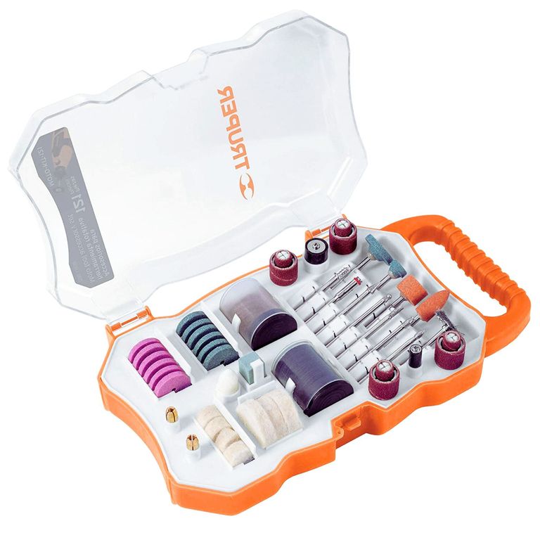 Juego de accesorios para herramienta rotativa, 121 piezas