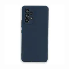 GENERICO - Protector Silicona Samsung A73 - Azul Noche