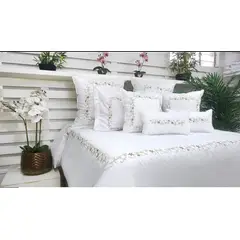 ARLIN TEXTIL - Set Covers Queen size Logo Dorado