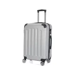 GENERICO - Maleta de Cabina con Clave Carry on 10kg - Plateado