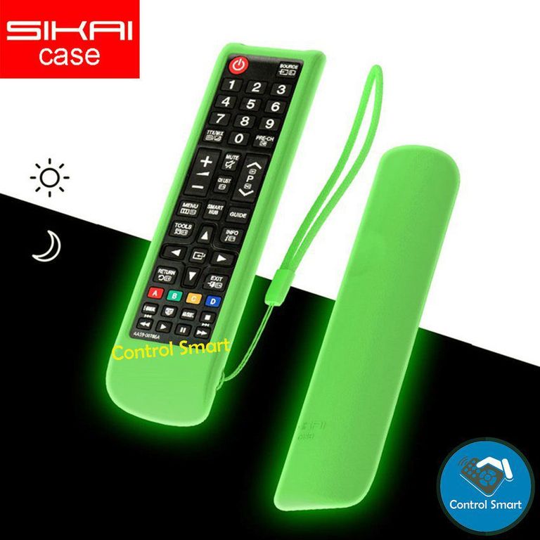 Control Remoto Para Samsung Smart Tv funda protector - verde