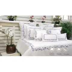 ARLIN TEXTIL - Set Covers Queen size Logo Lila