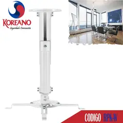 KOREANO SEGURIDAD E INNOVACION - Soporte Rack Proyector Multimedia para Techo color Blanco 58cm - RPK-W