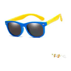 GENERICO - Lentes de Sol Niños Polarizados uv400 Flexibles azul amarili