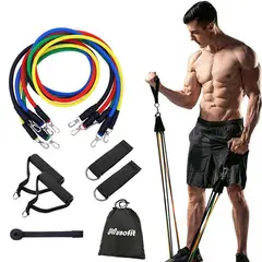OEM - Set Bandas Resistencia NUBOFIT Gym Crossfit Yoga Fitness