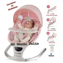 BABY CAM - Mecedora Musical Swing Nido Infantil Pink 2026