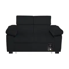 BARAKA HOME - Sofá Cama Baltimore 1.5 Plz - Negro