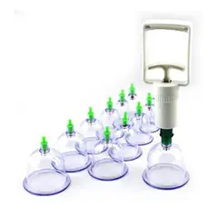 RISUTIMPORT - Ventosas Terapia Biomagnéticas 18 Copas + 6 Magnetos