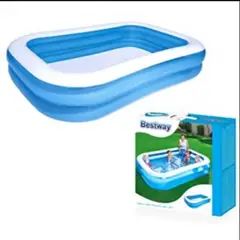 BESTWAY - Piscina Inflable 262x175x51 CM -