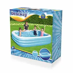 BESTWAY - Piscina Inflable Celeste 305x183x56 CM -
