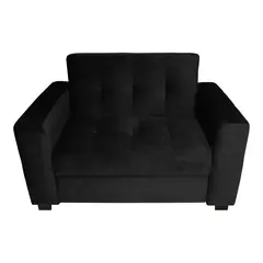 BARAKA HOME - Sofá Cama Madison 1.5 Plz - Negro