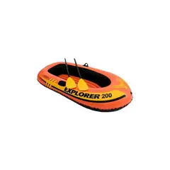 INTEX - - Bote inflable modelo Explorer Capacidad 95 kg con inflador y remos