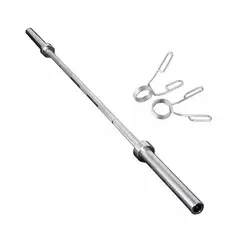 RISUTIMPORT - Barra Olímpica Profesional 220 CM. 20 KILOS