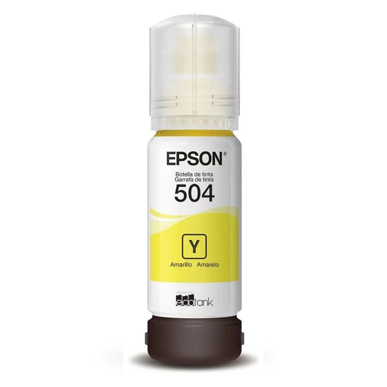 BOTELLA TINTA 504 YELLOW (T504420) ORIGINAL