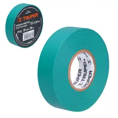 TRUPER - Cinta Aislante verde 19mm x 18m Expert