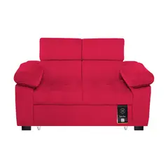 BARAKA HOME - Sofá Cama Baltimore 1.5 Plz - Rojo