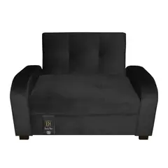 BARAKA HOME - Sofá Cama Oakland 1.5 Plz - Negro