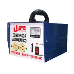 JUPE SUMINISTROS DE ENERGIA - Inversor De Corriente 12v A 220v 600w