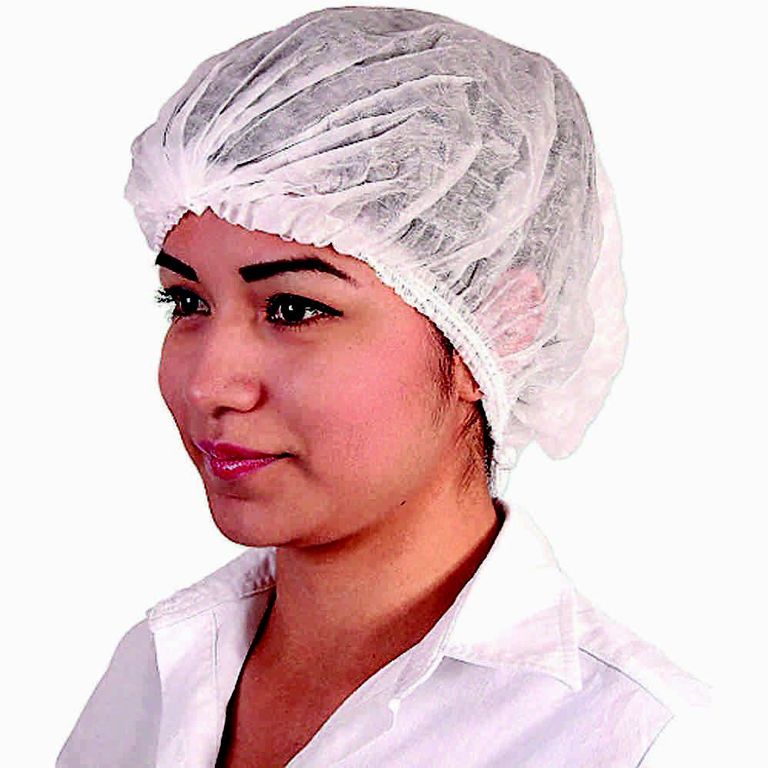 Tocas COFIA Cubre Cabeza BLANCO - Caja x 100 unidades