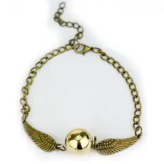 GENERICO - Xiyanike HarryP, BRAZALETE QUIDDITCH SNITCH DORADA