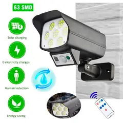 GENERICO - Lámpara Solar Forma cámara de seguridad Sensor de movimiento