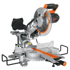 TRUPER - Sierra ingleteadora telescópica 10" compuesta de 1800 W.